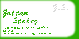 zoltan stelcz business card